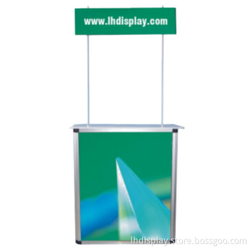 best sales folding screen sales counter,promotion table